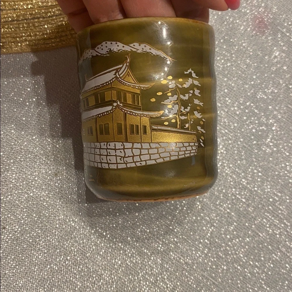 Pier 1 Earthenware Shanghai Tea Set